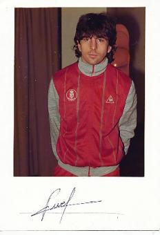Claude Puel  AS Monaco   Fußball Autogramm Karte  original signiert 