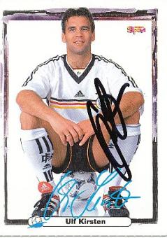 Ulf Kirsten  DFB  Fußball Bravo Autogrammkarte original signiert 
