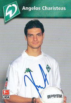 Angelos Charisteas  SV Werder Bremen  Fußball Autogrammkarte original signiert 