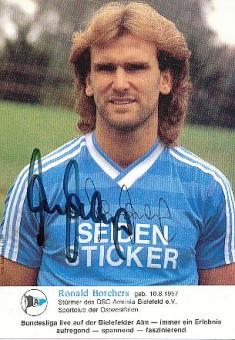 Ronald Borchers  Arminia Bielefeld  Fußball Autogrammkarte original signiert 