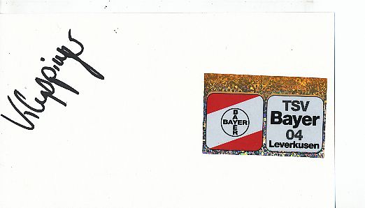 Gerhard Kleppinger  Bayer 04 Leverkusen  Fußball Autogramm Karte  original signiert 