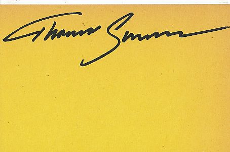 Thomas Sunesson † 2015  Schweden  Fußball Autogramm Karte  original signiert 
