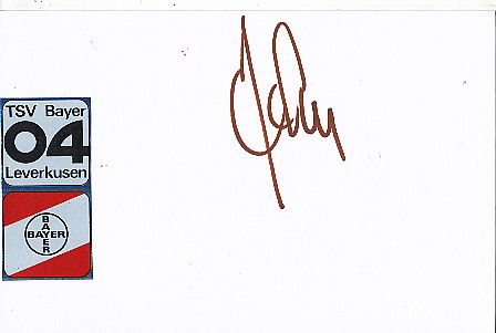 Stefan Kohn  Bayer 04 Leverkusen  Fußball Autogramm Karte  original signiert 