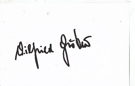 Wilfried Gröbner  DDR  Fußball Autogramm Karte  original signiert 
