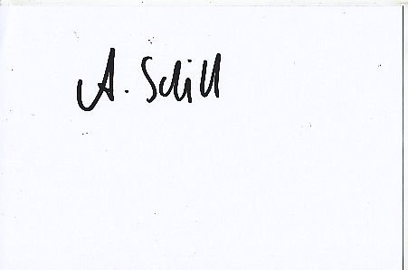 A.Schill  Reiten  Autogramm Karte  original signiert 