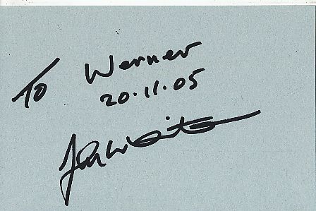 John Whitaker  GB  Reiten  Autogramm Karte  original signiert 