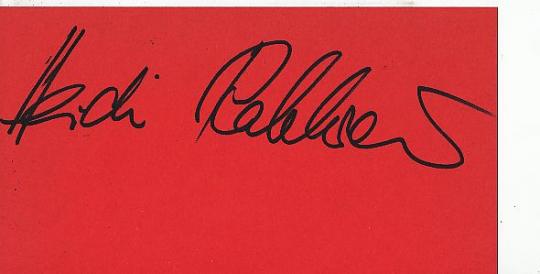Heidi Robbiani  CH   Reiten  Autogramm Karte  original signiert 