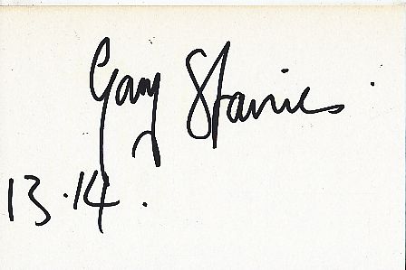 Gary Staines   Leichtathletik  Autogramm Karte  original signiert 