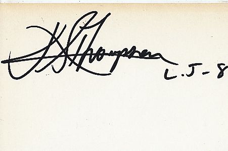 Karem Streete Thompson  USA   Leichtathletik  Autogramm Karte  original signiert 