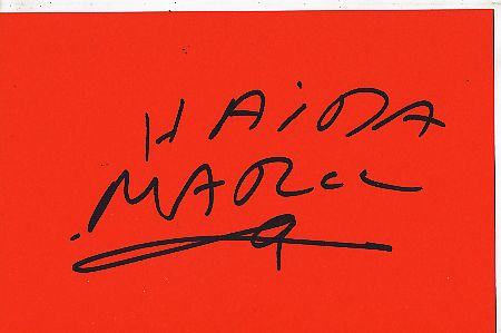 Haida    Leichtathletik  Autogramm Karte  original signiert 