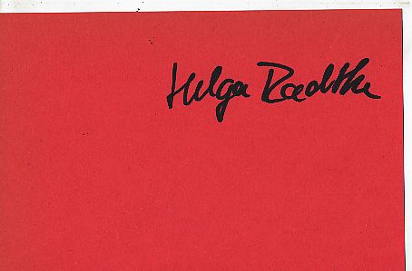 Helga Radtke  Leichtathletik  Autogramm Karte  original signiert 