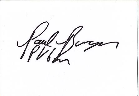 Paul Burgess   Leichtathletik  Autogramm Karte  original signiert 