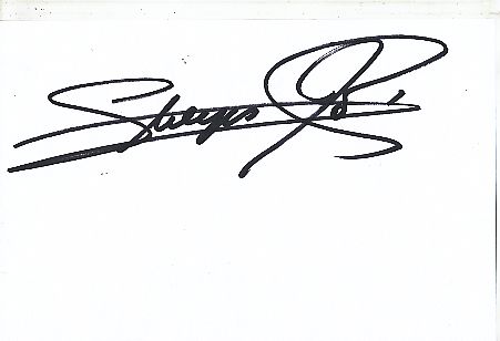 George Jobe   Motorrad  Autogramm Karte  original signiert 