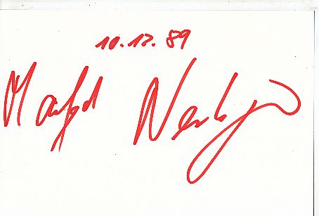 Manfred Nerlinger  Gewichtheben  Autogramm Karte  original signiert 