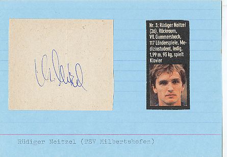 Rüdiger Neitzel   DHB  +  TSV Milbertshofen  Autogramm Karte  original signiert 