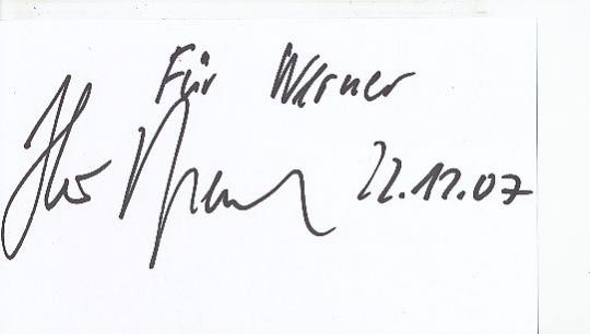 Heiner Brand   DHB  Handbal  Autogramm Karte  original signiert 