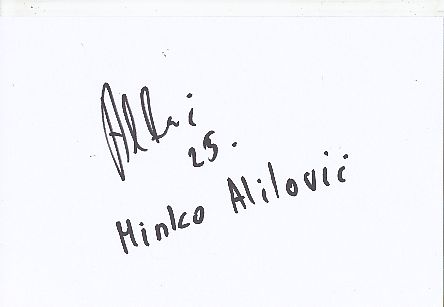 Mirko Alilovic  Kroatien  Handbal  Autogramm Karte  original signiert 