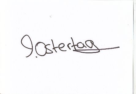 Tanja Ostertag  Tennis  Autogramm Karte original signiert 