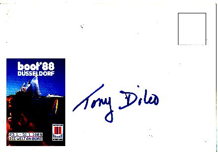 Tony Dileo  Karte original signiert 