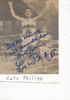 Lutz Philipp    Leichtathletik  Autogramm Karte  original signiert 