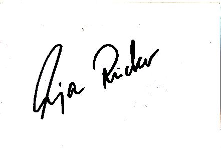 Anja Rücker   Leichtathletik  Karte original signiert 