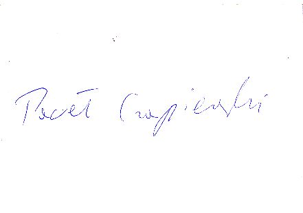 Pavel Cziapinski   Leichtathletik  Karte original signiert 