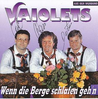 Vaiolets    Musik   Autogrammkarte original signiert 