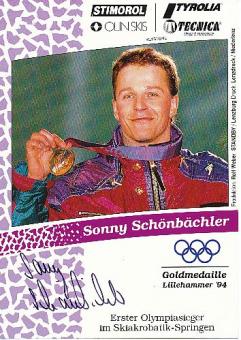 Sonny Schönbächler  Skiakrobatik   Autogrammkarte original signiert 