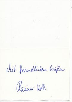 Rainer Koll  Turnen  Autogramm Karte original signiert 