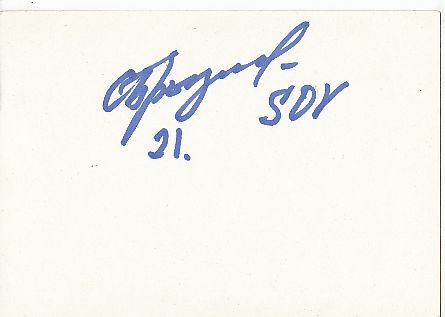 Sergi Arnsgalov  UDSSR   Skispringen  Autogramm Karte  original signiert 
