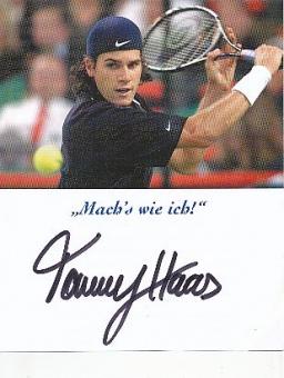 Tommy Haas  Tennis   Autogramm Bild  original signiert 