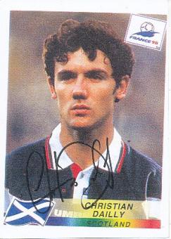 Christian Dailly  Schottland  WM 1998   Fußball Autogramm Blatt  original signiert 