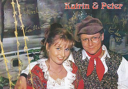 Karin & Peter   Musik  Autogrammkarte original signiert 