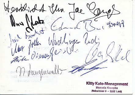Joe Sangl und seine Werdenfelser Musikanten  Musik  Autogramm Karte original signiert 