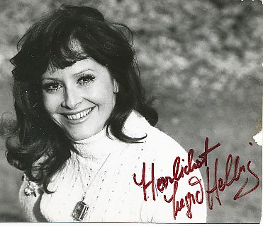 Ingrid Hellwig  Film + TV  beschädigtes  Autogramm Foto original signiert 