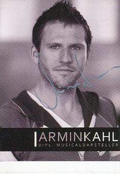 Armin Kahl   Musical  Autogrammkarte original signiert 