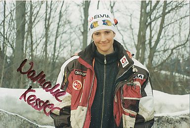Nathalie Kessler   Ski Alpin  Autogramm Foto original signiert 
