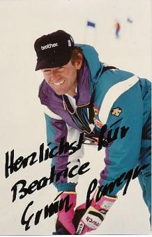 Erwin Cavegn  CH  Ski Alpin  Autogramm Foto original signiert 