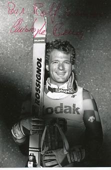 Christophe Berra  CH  Ski Alpin  Autogramm Foto original signiert 