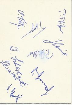 BSG Chemie Leipzig  70er  Fußball  Autogramm Karte  original signiert 