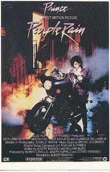 Prince  Purple Rain   Film + TV    Autogrammkarte 