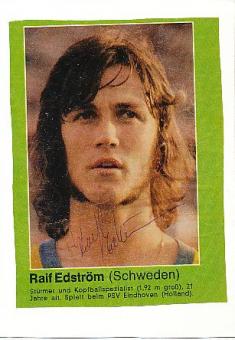 Ralf Edström   Schweden WM 1974  Fußball  Autogramm Bild original signiert 