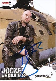 Jockel Neubauer  Stuntcrew  Autogrammkarte original signiert 