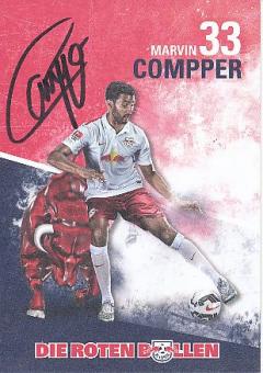 Marvin Compper  2015/2016  RB Leipzig  Fußball  Autogrammkarte original signiert 