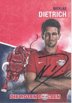 Nicklas Dietrich  2015/2016  RB Leipzig  Fußball  Autogrammkarte original signiert 