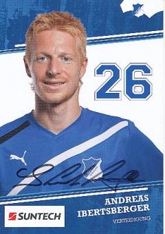 Andreas Ibertsberger  2011/2012  TSG 1899 Hoffenheim  Fußball  Autogrammkarte original signiert 