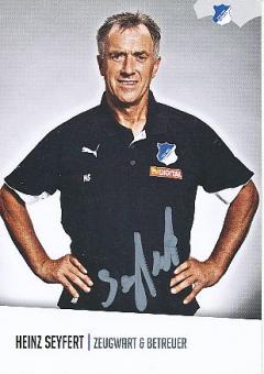 Heinz Seyfert   2010/2011  TSG 1899 Hoffenheim  Fußball  Autogrammkarte original signiert 