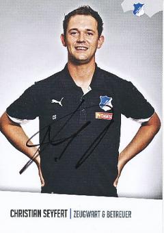 Christian Seyfert   2010/2011  TSG 1899 Hoffenheim  Fußball  Autogrammkarte original signiert 