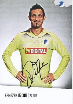 Ramazan Özcan  2010/2011  TSG 1899 Hoffenheim  Fußball  Autogrammkarte original signiert 