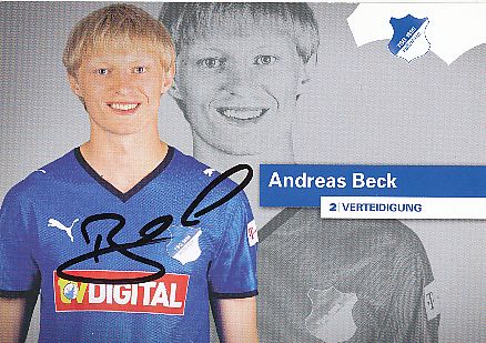 Andreas Beck  2008/2009  TSG 1899 Hoffenheim  Fußball  Autogrammkarte original signiert 